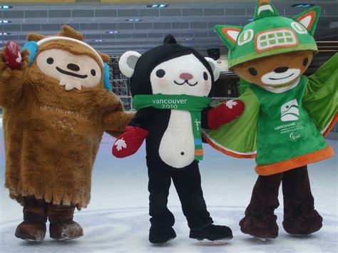 Vancouver 2010 Winter Olympics mascot costumes
